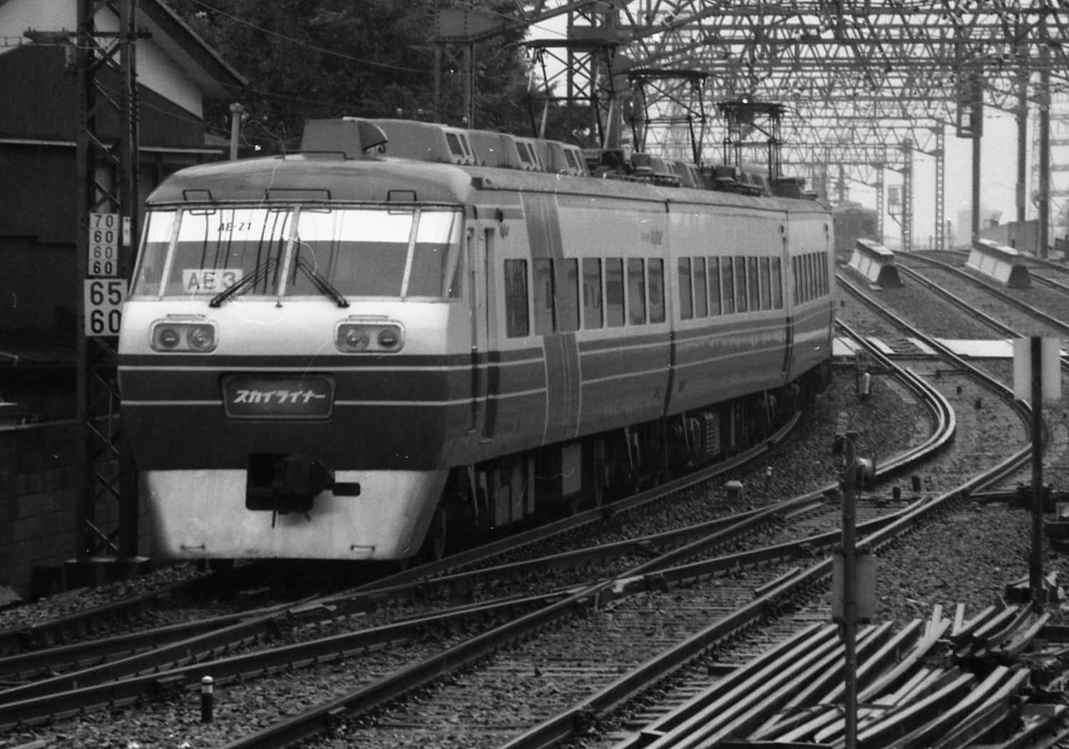 初代スカイライナー（AE形）― 1989年撮影