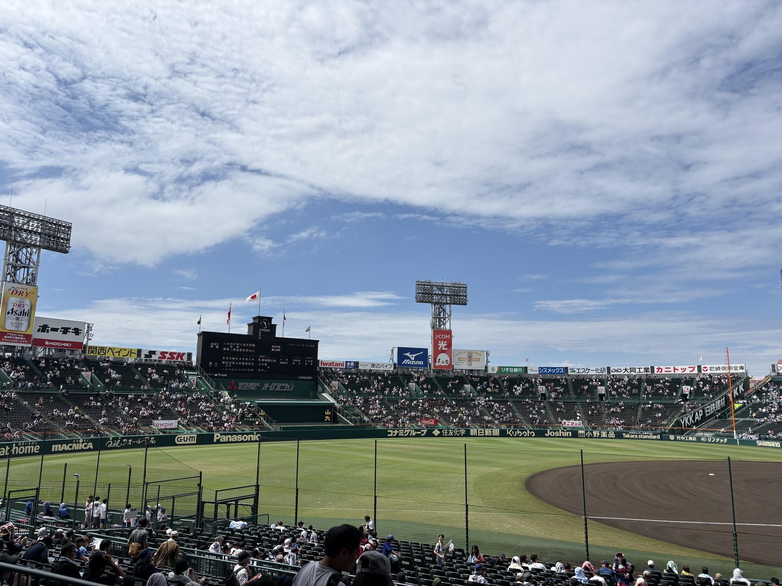 夏の甲子園。この写真は令和8年8月、筆者が撮影したもの。