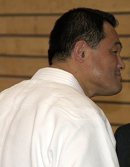 山下泰裕さん。全日本選手権9連覇、ロス五輪無差別級金メダル、そして203連勝。(Photo: ロシア大統領府 / CC BY 4.0, via Wikimedia Commons)